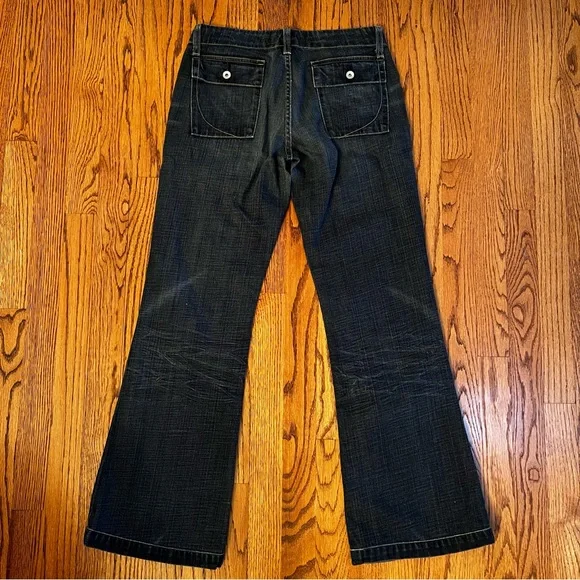 PAPER DENIM & CLOTH • Indigo Low Rise Denim Jeans - Picture 8 of 10